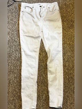 Rag & Bone White High Rise Skinny Pants Size 29